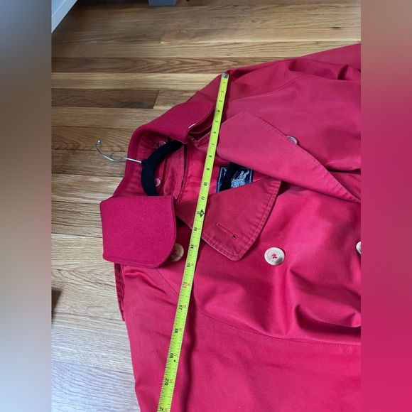 Classic Burberry check plaid coat USA 6 long - Picture 12 of 16